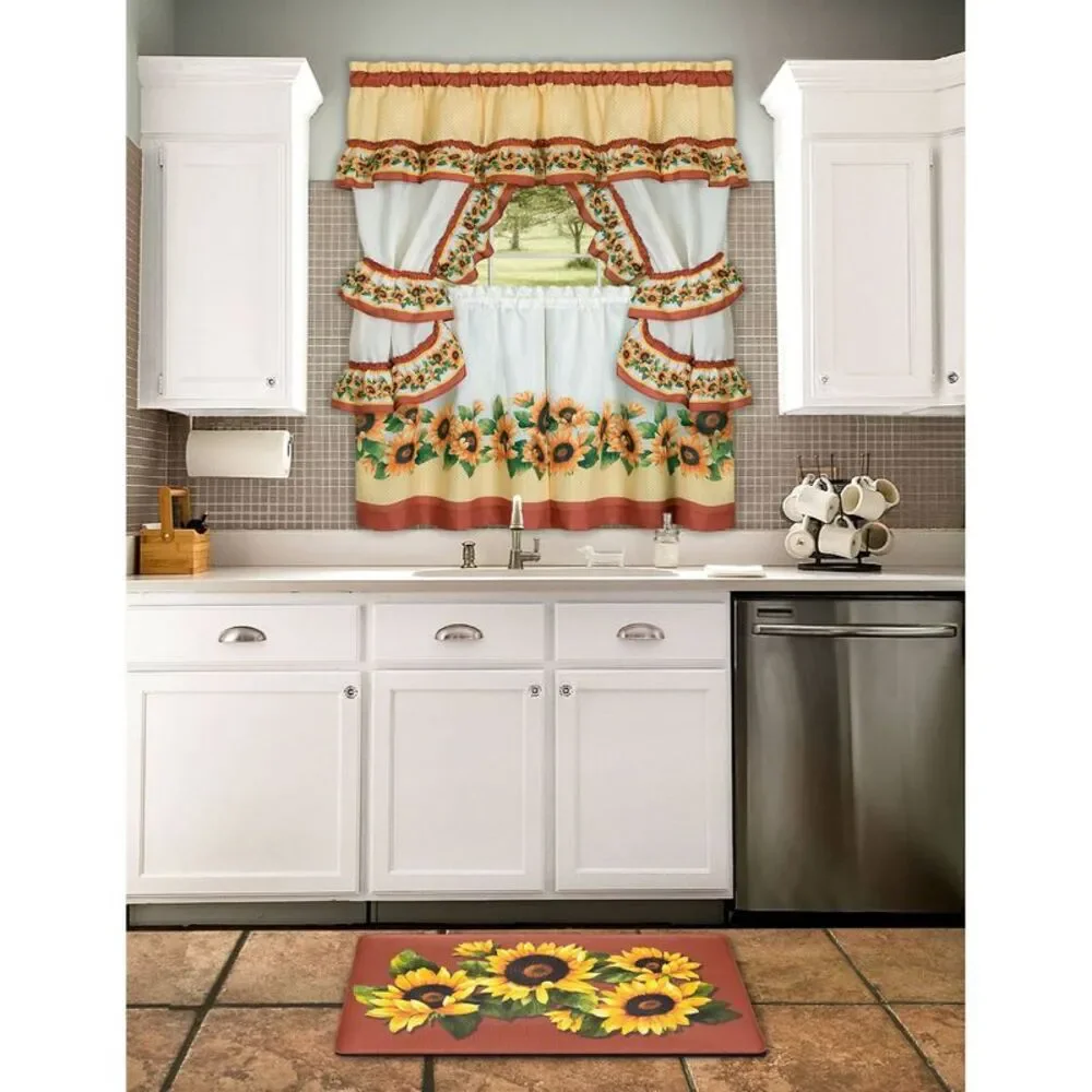 PowerSellerUSA Printed Anti Fatigue Mat, Non Slip Printed Textured Comfort